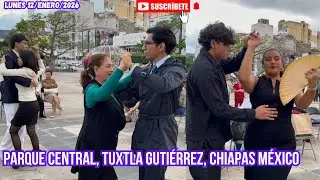 DANZÓN, LUNES 12/ENERO/2025, Parque Central, Tuxtla Gutiérrez, Chiapas #danzon #chiapas #parati