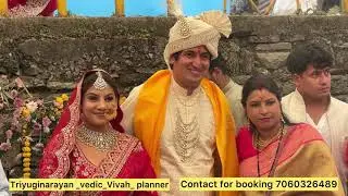 Adarsh suyal and sandhya Nigam wedding at Triyuginarayan Temple | Client review Video ||