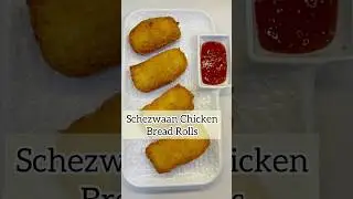 Schezwaan Chicken Bread Rolls😋