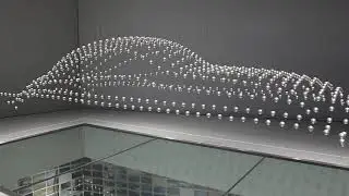 Kinetic ball sculpture BMW Museum Munich