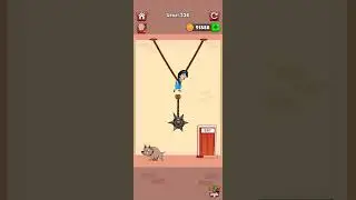 Save The Wife Rope cut level 336 #shorts #gaming #wife