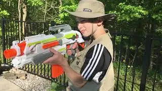 Epic Nerf Pool Battle!!!