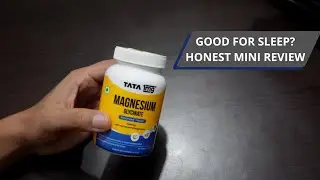 Tata 1mg Magnesium Glycinate Mini Review | Sleep, Stress & Muscle Recovery (Honest)