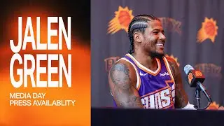Jalen Green Media Day Press Availability | Phoenix Suns