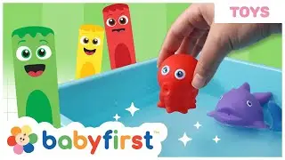 Toddler Learning Video | COLOR CREW MAGIC - Bath Toys & Smoothie | Games & DIY for Kids | First Toys