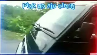 Mobil pick up oleng bermuatan penuh😎😎😎