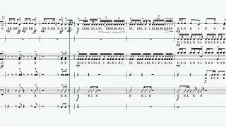 Muse Drumline in MuseScore Studio