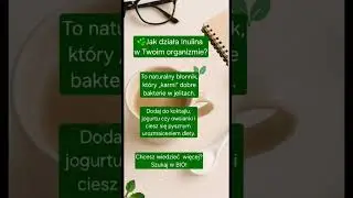 Tajemnicza Inulina-sekret zdrowych jelit!##inulina #błonnik #zdroweodżywianie #naturalnie#energia#