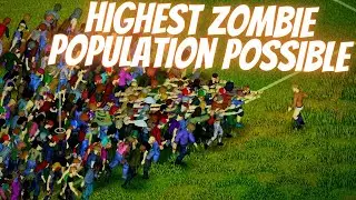 The Highest Zombie Population on Day 1 in Project Zomboid