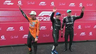 Kimi Antonelli calls the Brazilian Sprint Race a 'very fun race' chasing Lando Norris 🍿 | ESPN F1