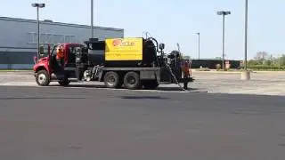 Rose Paving  - Example of Parking Lot Asphalt Cracksealing, Sealcoating, and Lot Marking
