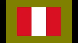 Peru, Draw Flag of Peru using Python Turtle Graphics