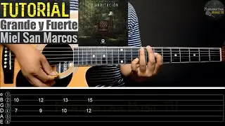 Grande y Fuerte (tu Habitación) || TUTORIAL GUITARRA | Intro | Acordes | TAB