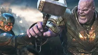 Captain America Vs. Thanos Epic Fight Scene [ in Hindi ] Screen Bolt