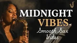 Midnight Jazz Atmosphere 🌃 Smooth Lounge Saxophone for Late Night Drinks & Conversations - 2 Hours