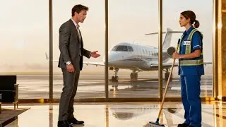 CEO Argued With Airport Cleaner — Minutes Later, He Boarded the Jet as Her Co Pilot