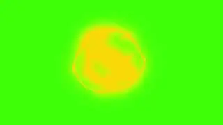 Cartoon Energy Burst FX Elements Green Screen Pack