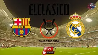 LIVE (🔴)  | FINAL SUPERCOPA | EL CLASICO | F.CBARCELONA vs REAL MADRID  !Comandos