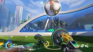 Lucio Olympic soccer gameplay(Overwatch) (Ps4)