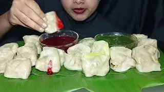 EATING 30+ HOT 🥵 AND SPICY MOMOS|| WITH RED AND GREEN CHUTNEY 🥟|| MOMO EATING CHALLENGE VIDEO |