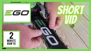 EGO Chainsaw-How To Change A Chainsaw Chain-Simple & Easy