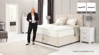 Pillow Top 1000 - Contract Zip and Link Divan Set - HotelContractBeds