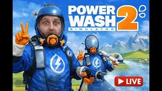 🔴CHAT I JUST WANT TO CLEAN!!!🔴POWERWASH SIM 2🔴100 SUB HOT CHIP!