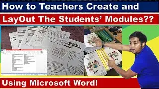 How do Teachers Create and LayOut Modules to Save More Paper? | DepEd Philippines!
