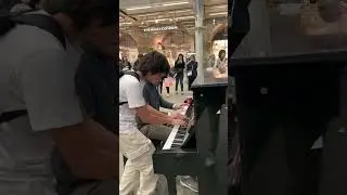 This guy was playing Viva La Vida so I decided to join