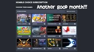 Humble Choice October 2020