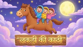 लकड़ी की काठी | Lakdi Ki Kathi | Popular Hindi Children Song | Hindi Rhymes for Kids | Nursery Rhyme
