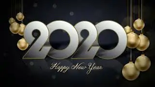 Happy New Year 2020 Wallpaper Design in Core | AS Graphics | Adnan Abbas