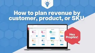 Hey Prophix, show me how to do detailed revenue planning
