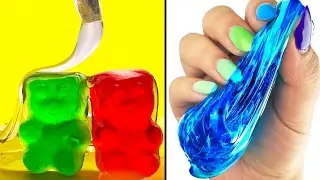 HAZ SLIME CON 1 INGREDIENTE 💦 Probando Recetas SIN BORAX