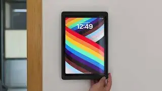 EMONITA Magnetic iPad Wall Mount &ndash; 18W Fast Charging, 360&deg; Rotation & Strong Magnetic Hold