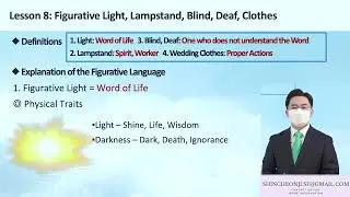[Lesson 8] The Figurative Light and Lampstand, and the Blind, Deaf, and Clothes