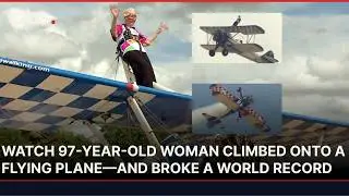Britain's 97-Year-Old Betty Bromage Breaks Her Own Guinness World Record as Oldest Wing Walker |AA13
