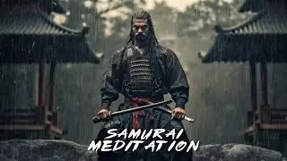 11 Hours Of Meditation With Samurai Miyamoto Musashi In The Rain - Meditation Music, Yoga Music