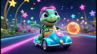 Twinkle Turtle&rsquo;s Magic Scooter | Sparkly Scooter Song for Kids | Magical Turtle Adventure Rhyme