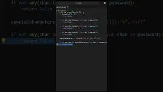 Creating a Password Strength Checker in Python #shorts #python