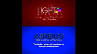 Christmas For Landing Plug From Light Network And Airbus simulation Networks