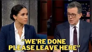 Meghan Markle Humiliated on Live TV After Heated Argument With Stephen Colbert