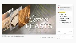 THE SPRING FEASTS: TODKL Sunday Service 10.09.2023