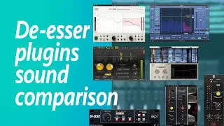 De-esser plugins sound comparison