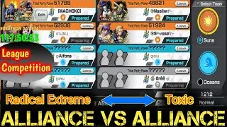 league alliance vs alliance &deg; Radical ex-Toxic &deg; OPBR &deg; One Piece Bounty Rush