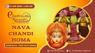Chaitra / Vasanth Navaratri - Nava Chandi Homa | 05 April 2025 | Live From VDS Bangalore Ashram