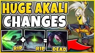 WTF!? RIOT MURDERED AKALI WITH THESE CHANGES (TRIPLE NERF) LITERAL WTF?! - League of Legends
