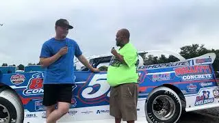 Hilltop Speedway and Wayne County Speedway late model driver   Caiden Black  interviewed by HRN. ￼