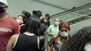 Brazil's METRO TRAIN SYSTEM aka Zombie Horde lol