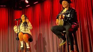 Julia Michaels performing a medley of hits she has written with other artists 
